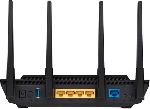 Бездротовий маршрутизатор Asus RT-AX58U V2 (90IG06Q0-MO3B00) (WiFi6 AX3000 4 антени) - фото 7