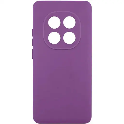 Чехол TPU Getman Liquid Silk Full Camera для Xiaomi Redmi Note 14 Pro 5G Фиолетовый / Grape