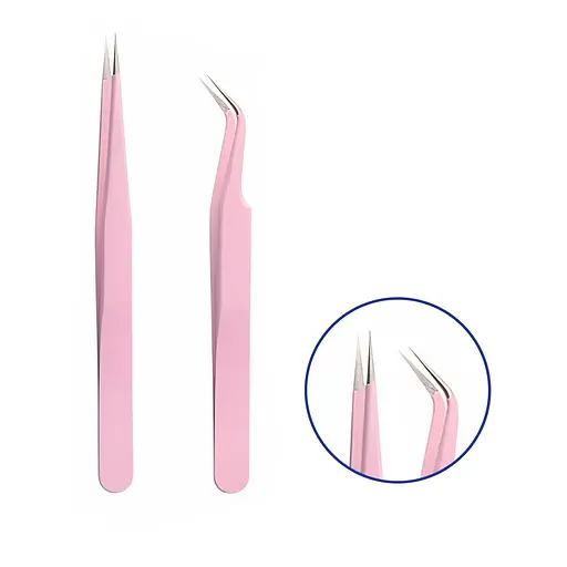 Аксесуари Набір пінцетів для алмазної мозаїки. Рожевий A-Toys - фото 1