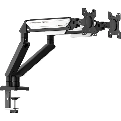 Настільне кріплення для монітора Anda Seat Stealth II Duo Black White (AD-W-A6D-2S-BW) [148293] - фото 3