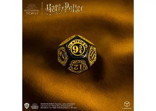 Набір кубиків Harry Potter. Hufflepuff Modern Dice Set - Black , 7 шт. (190142/2023/4/A) - фото 5