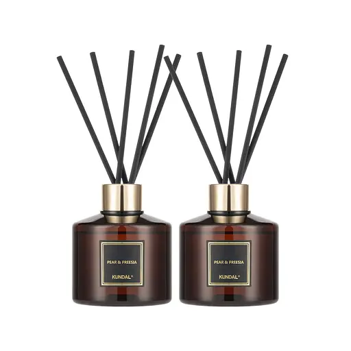Набор аромадиффузоров Груша и Фрезия Perfume Diffuser Pear & Freesia Kundal 200 мл*2 шт. - фото 1