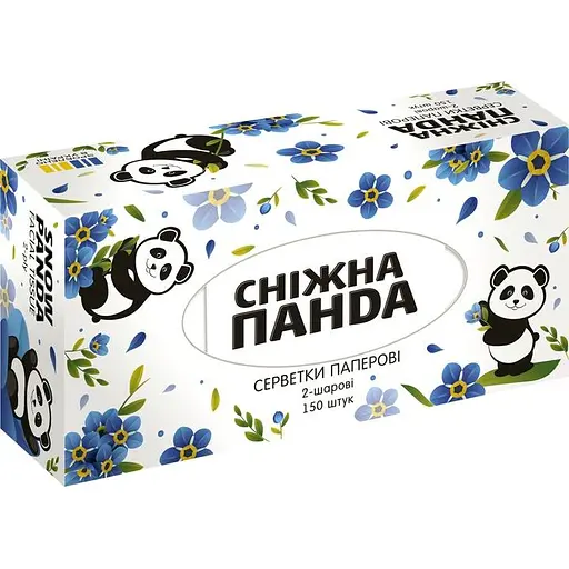Серветки косметичні Сніжна Панда  в асортименті 150 шт. - фото 6