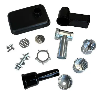 Электрическая мясорубка Grunhelm AMG181SS насадки для шинковки и колбас 1800 Вт Черный - фото 7