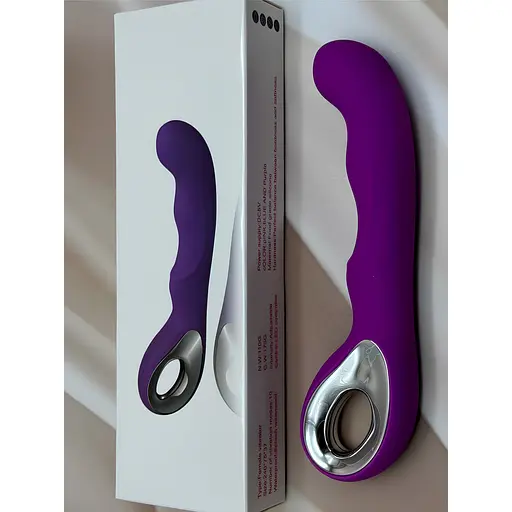 Вібростимулятор вагінальний Passion Y&M з ручкою, з гладкою поверхнею для точки G USB (4821002029655) - фото 3