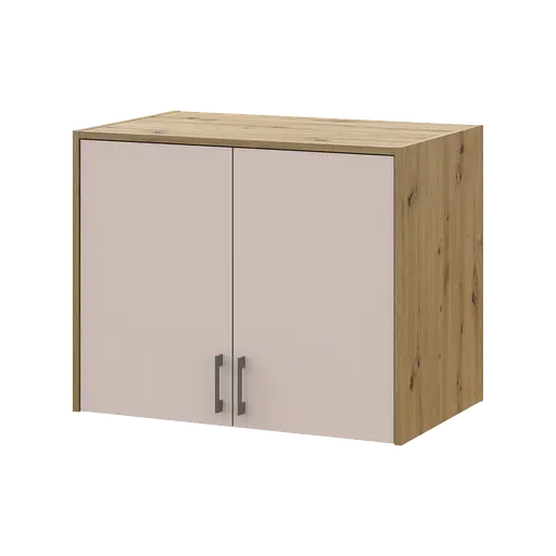 Антресоль висока Doros Ронді Дуб Артізан/Кашемір 2 ДСП 82х52х65 (41516181)