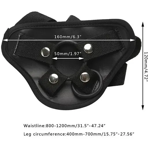 Страпон женский Egzo Evolution STR001 (18 см х 3.5 см), Телесный - фото 6