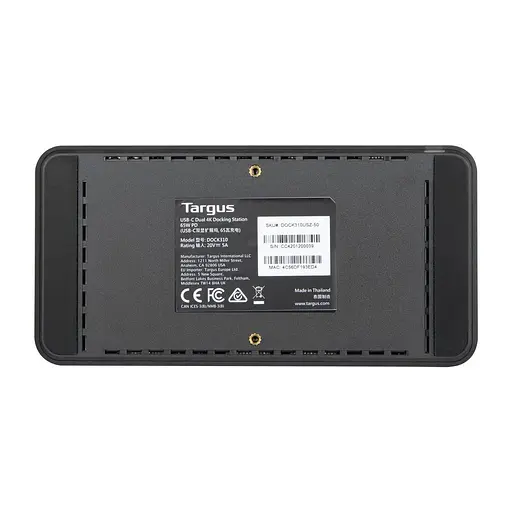 Док станция Targus Universal Usb-C dv4K Docking Station with 65W - фото 9