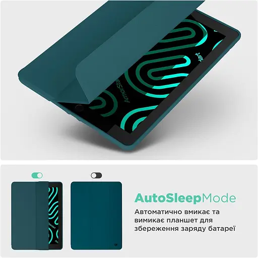 Чохол-книжка ArmorStandart Smart Fold Pen для Samsung Galaxy Tab S10 FE+ Pine Green (ARM85557) [151847] - фото 7