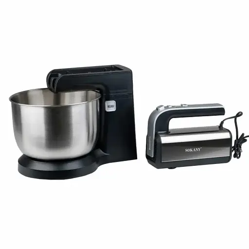 Міксер стаціонарний Sokany CX-6652 чаша 3,5 л 500 Вт - фото 2
