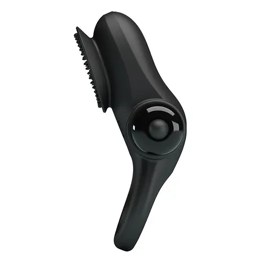 Эрекционное кольцо Pretty Love Vibrant Penis Ring II 8.6 см черный - фото 4