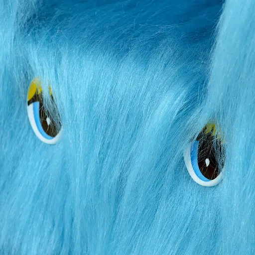 Дитячий Стільчик Пухнастик 43см блакитний - фото 2