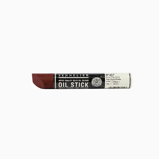Фарба олійна у формі пастелі Sennelier Oil Stick, 38 мл, S1, Коричневий Ван Дейк (Van Dyck Brown)