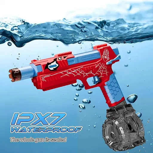Электрический водяной пистолет для взрослых и детей с большим радиусом действия до 26 футов - фото 2