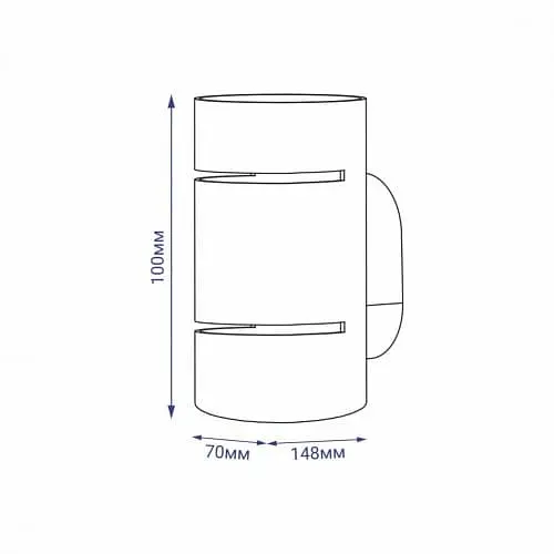 Накладное бра в белом лаконичном дизайне Line F Арт. AL8003 белый - фото 4
