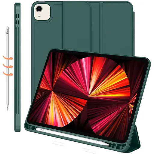 Чохол-книжка CDK для Apple iPad Air 10.9" 4gen 2020 екокожа/силікон Smart Case cлот стилус (011190) green