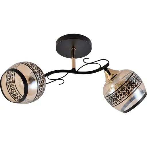 Люстра декоративна V XA1522/2 BK+FGD