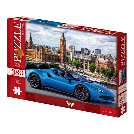 Пазлы классические Синяя машина C380-06-09, 380 элементов