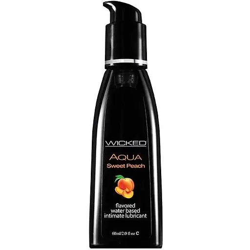 Лубрикант оральний Wicked Sensual Care Aqua персик 60 мл
