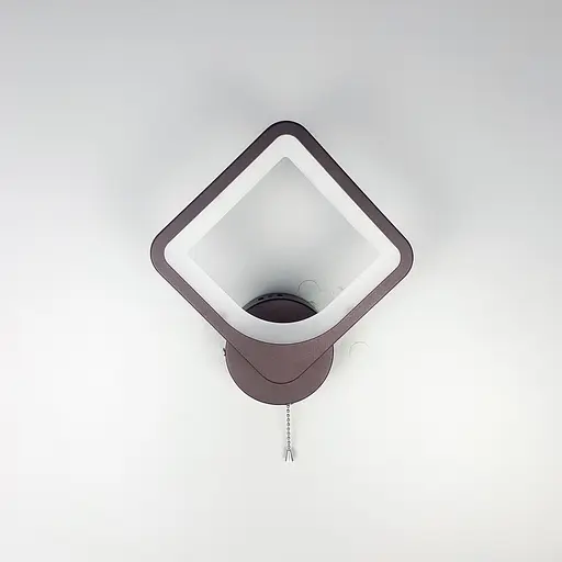 Мінімалістичнe бра LED у корпусі coffee Line F 2281/1S CF - фото 3