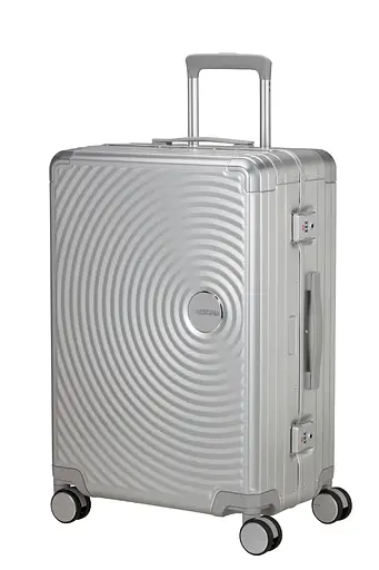 Чемодан 68 См American Tourister SOUNDBOX ALU SILVER 68x47x29 MI3*25002 - фото 4