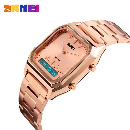 Наручний годинник жіночий 1220RG Rose Gold Skmei acs0030838 - фото 2