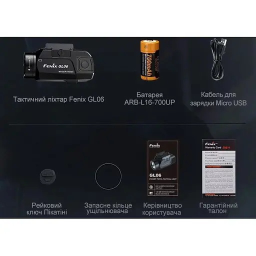 Ліхтарик до пістолета Fenix GL06 [139738] - фото 5