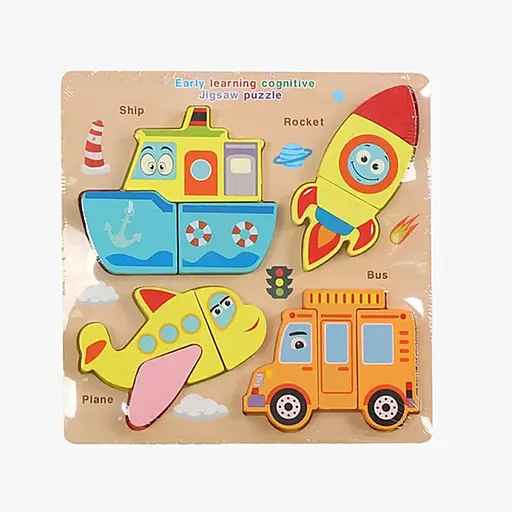 Вкладыши деревянные, 18x18 см, C73294 (в ассортименте) - фото 2