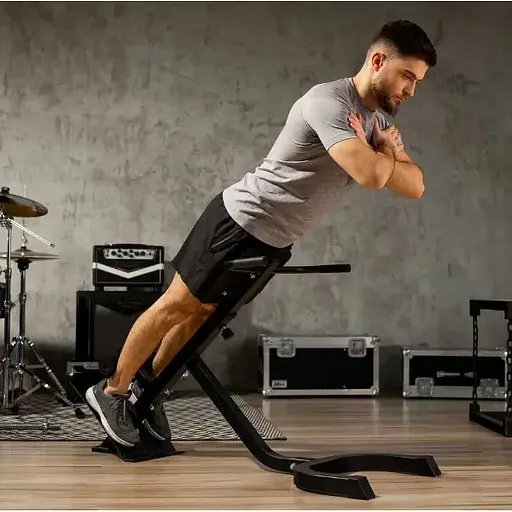 Лавка для гіперекстензії Hop-Sport HS-1018 з упорою - фото 3