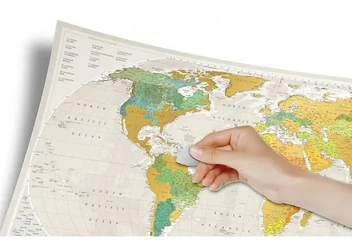 Скретч карта мира 1DEA.me Travel Map Geography World (13029) - фото 5