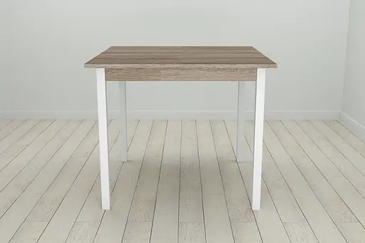 Стіл кухонний Ferrum-decor Дієго 75x90x90 Білий ДСП Сонома Трюфель 16мм (FRD-106313) - фото 5