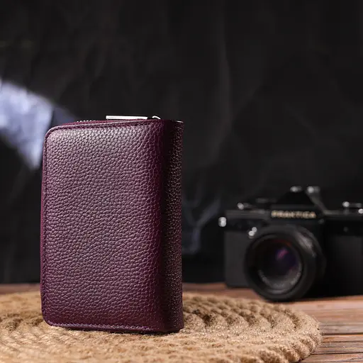 Кожаный женский кошелек Canpellini 9.5х13.2х3 см acs0025110 - фото 9