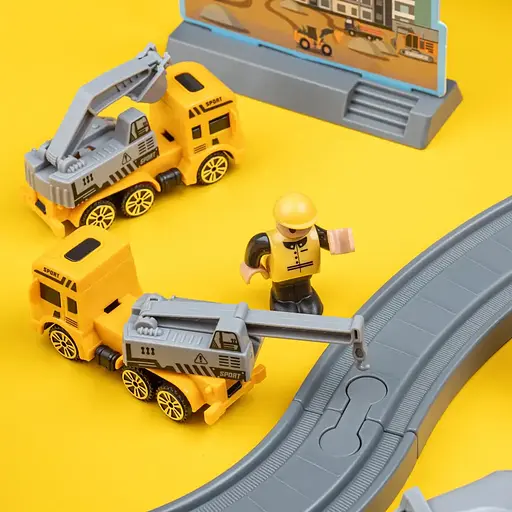 Ігровий набір Otamanko Мандрівний Експрес жовтий 92 деталі - фото 8