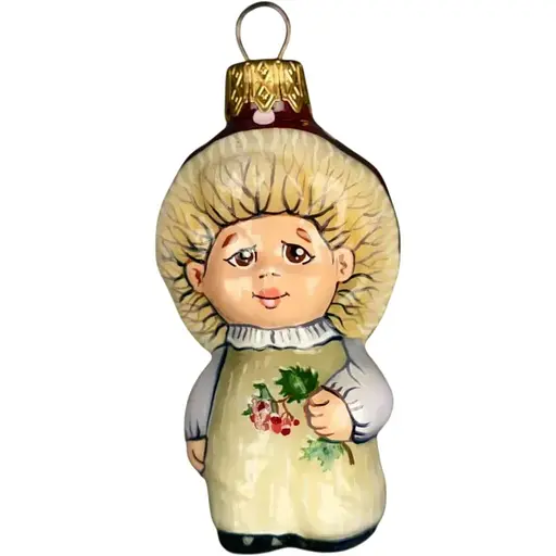 Ялинкова прикраса Різдвяні історії Хлопчик-Мухоморчик скло (4820001155020)