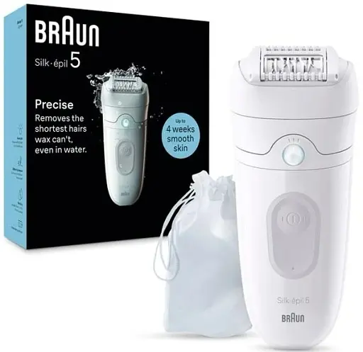 Эпилятор Braun Silk-epil 5 SE 5-011 Белый/Серый UA - фото 3