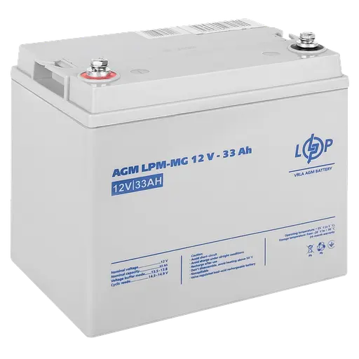 Аккумулятор мультигелевый LPM-MG 12V - 33 Ah - фото 3