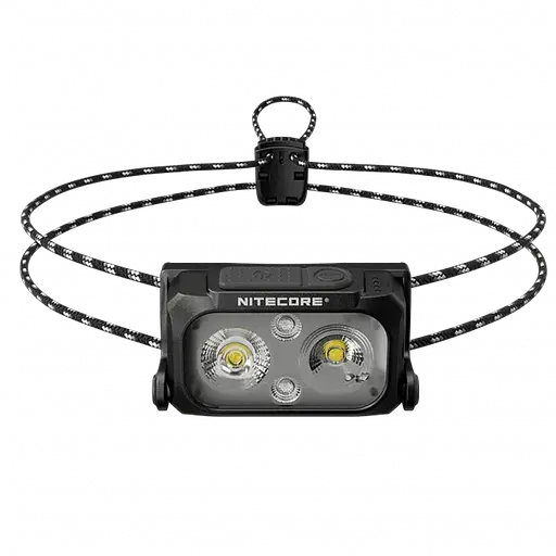 Налобный легкий фонарик Nitecore NU25 UL New с белым и красным светом (Черный) - фото 2