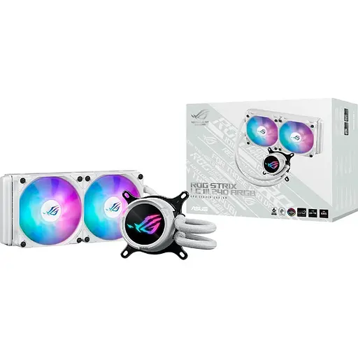 Система водяного охолодження Asus ROG Strix LC III 240 ARGB White (90RC00S2-M0UAY0) UA [143387] - фото 7