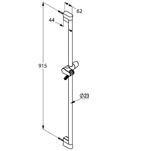 Душевая штанга Kludi Fizz 6762005-00 - фото 2