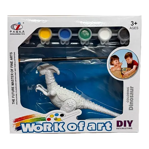 Набор для творчества Dino Toys Паразвролопхус Раскрась динозавра набор 1_156A (Q9899-156A-1)