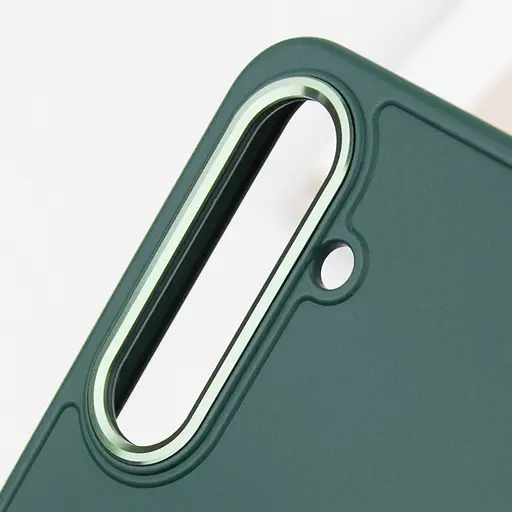 Чехол Epik TPU Bonbon Metal Style для Samsung Galaxy S24+/S25+ Зеленый/Pine green - фото 6