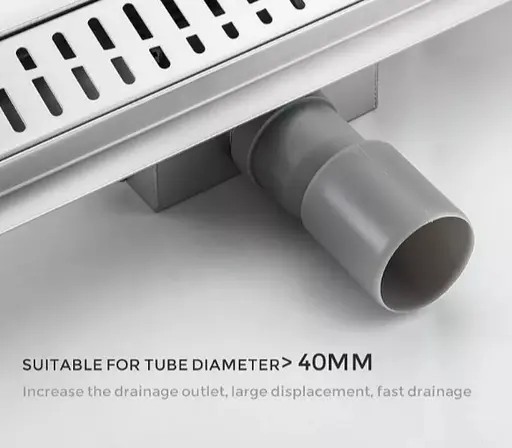 Душевой трап Gappo 70х700 мм, нержавеющая сталь G87007-3 - фото 3