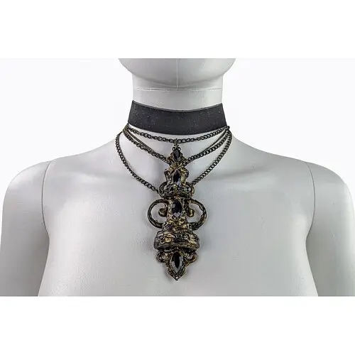 Ожерелье Шахматная королева - фото 1