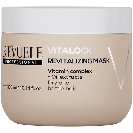 Маска для сухого ламкого волосся Revuele Hair Prof Vitalock Revitalizing 300 мл - фото 1