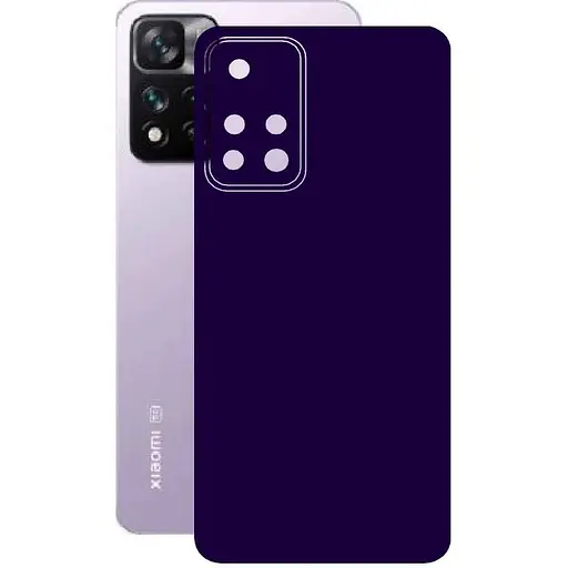 Защитная пленка StatusSKIN для Xiaomi 11i Hyper Charge 2022 Корпус Винил Фиолетовая, глянцевая