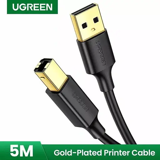 Кабель для принтера Ugreen US135 Usb A Usb B 5 м (Print Cable) - фото 6