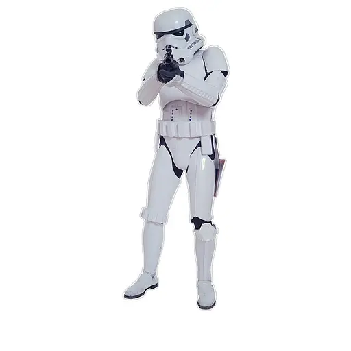Наклейки інтер'єрні Star Wars Storm Trooper (Зоряні війни Штурмовик) 100 х 70 см - фото 1