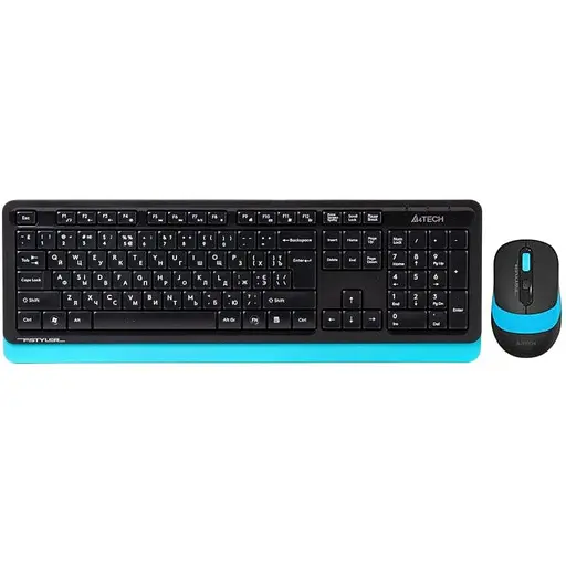 Комплект (клавиатура + мышь) A4Tech FG1010 Black/Blue USB