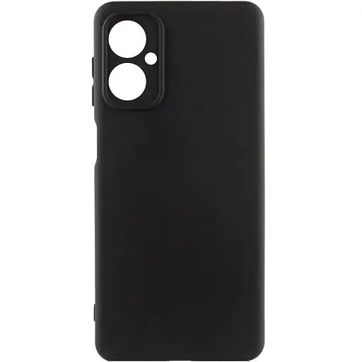 Чохол TPU GETMAN Liquid Silk Full Camera для Motorola Moto G14 Чорний / Black