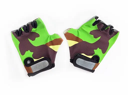 Велорукавиці дитячі Ergo з короткими пальцями 3 камуфляж (G0000075) - фото 3